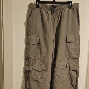 Aeropostale Green Wide Leg‎ Pants